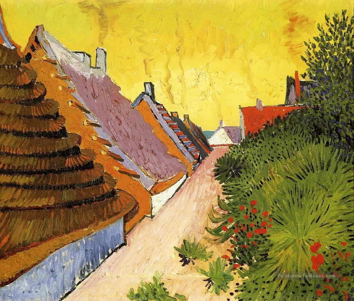 Rue à Saintes Maries Vincent van Gogh Peintures à l'huile